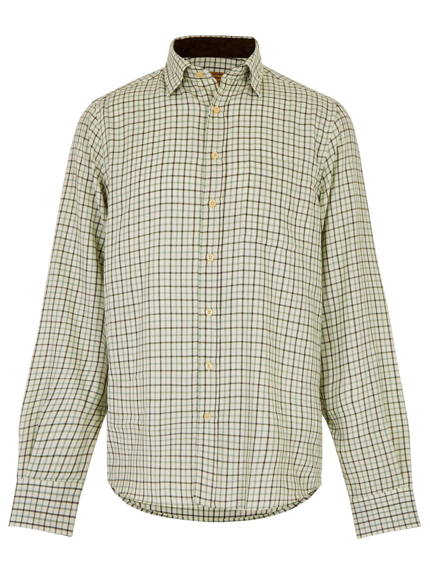 Connells Mahogany Tattersall Country Check Shirt