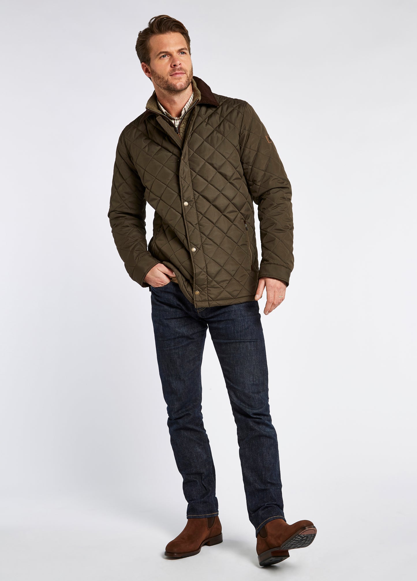Mountusher Quilted Olive Jacket