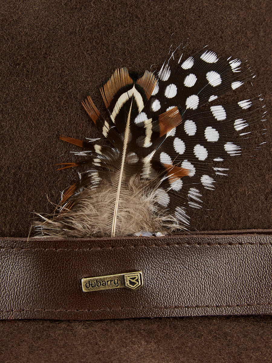 Gallagher Ladies Felt Hat - Bourbon